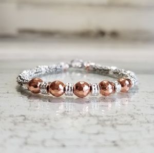 Rose Gold Hematite Bracelet